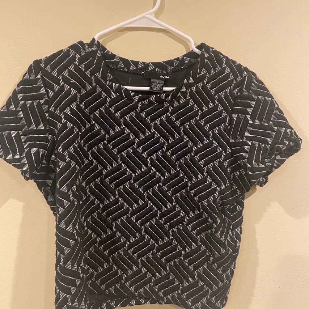 Aqua top from Bloomingdale’s